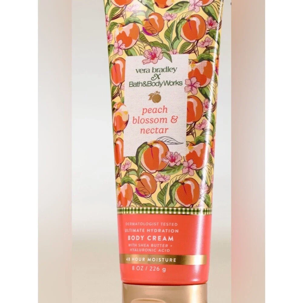 Vera Bradley x Bath & Body Works Peach Blossom & Nectar Hydration Body Cream